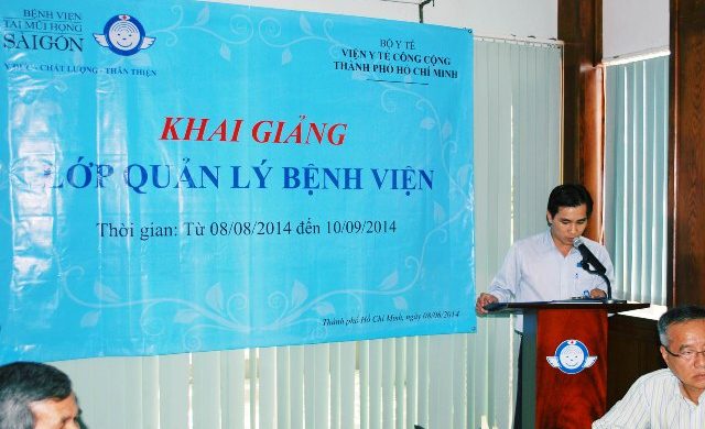 KHAI GIẢNG LỚP HỌC QUẢN LÝ BỆNH VIỆN