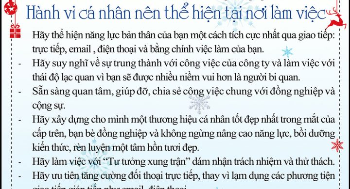 KỲ 12 - VĂN HÓA TAI MŨI HỌNG SÀI GÒN: HÀNH VI CÁC NHÂN TẠI NƠI LÀM VIỆC