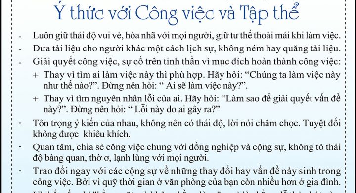 KỲ 10 - VĂN HÓA TAI MŨI HỌNG SÀI GÒN: THÁI ĐỘ CỦA NHÂN VIÊN