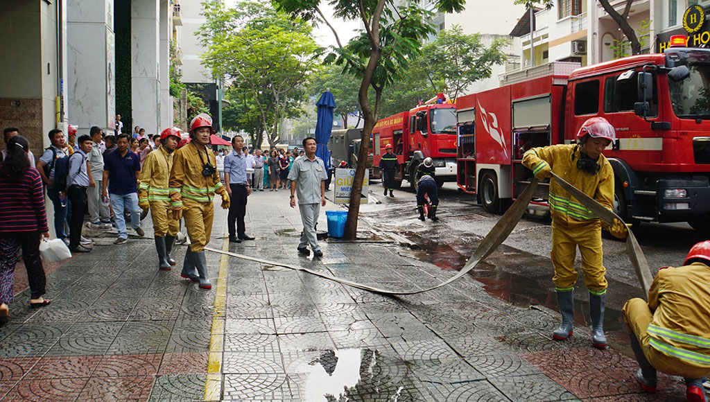 Diễn tập phòng cháy chữa cháy và cứu nạn cứu hộ năm 2019 tại Bệnh viện Tai Mũi Họng Sài Gòn và Phòng khám Đa Khoa Quốc Tế Sài Gòn
