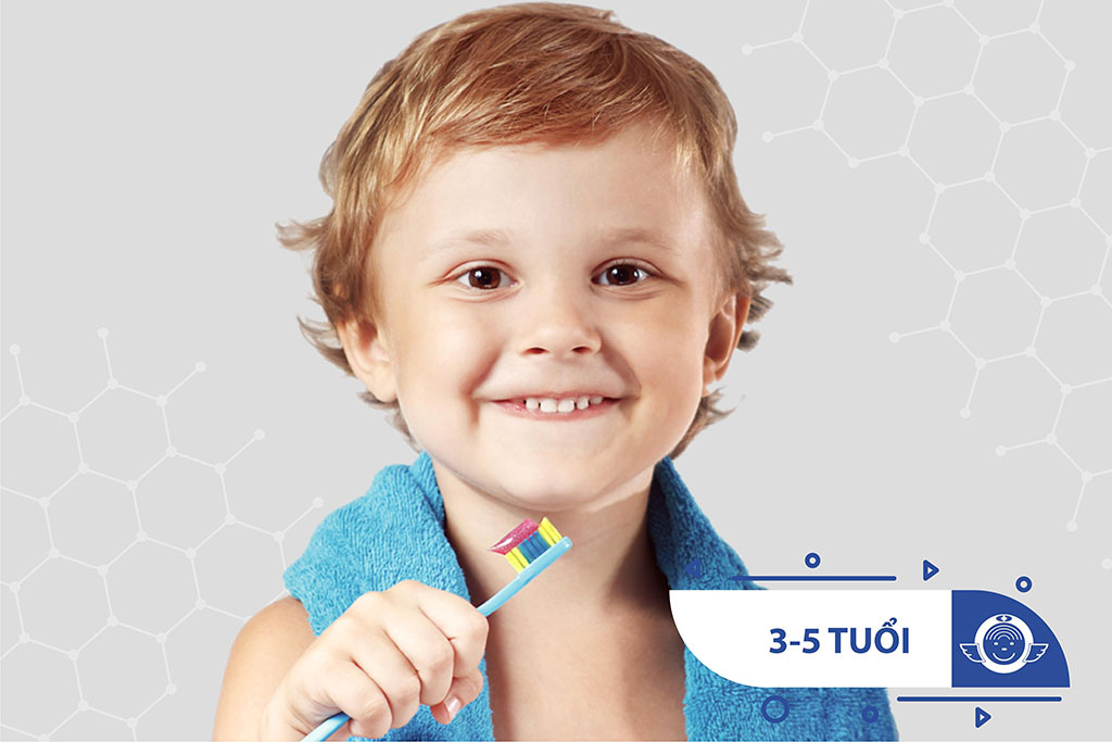 Chăm sóc răng cho trẻ từ 3-5 tuổi