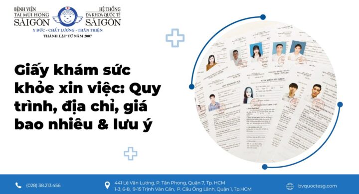 làm giấy khám sức khỏe