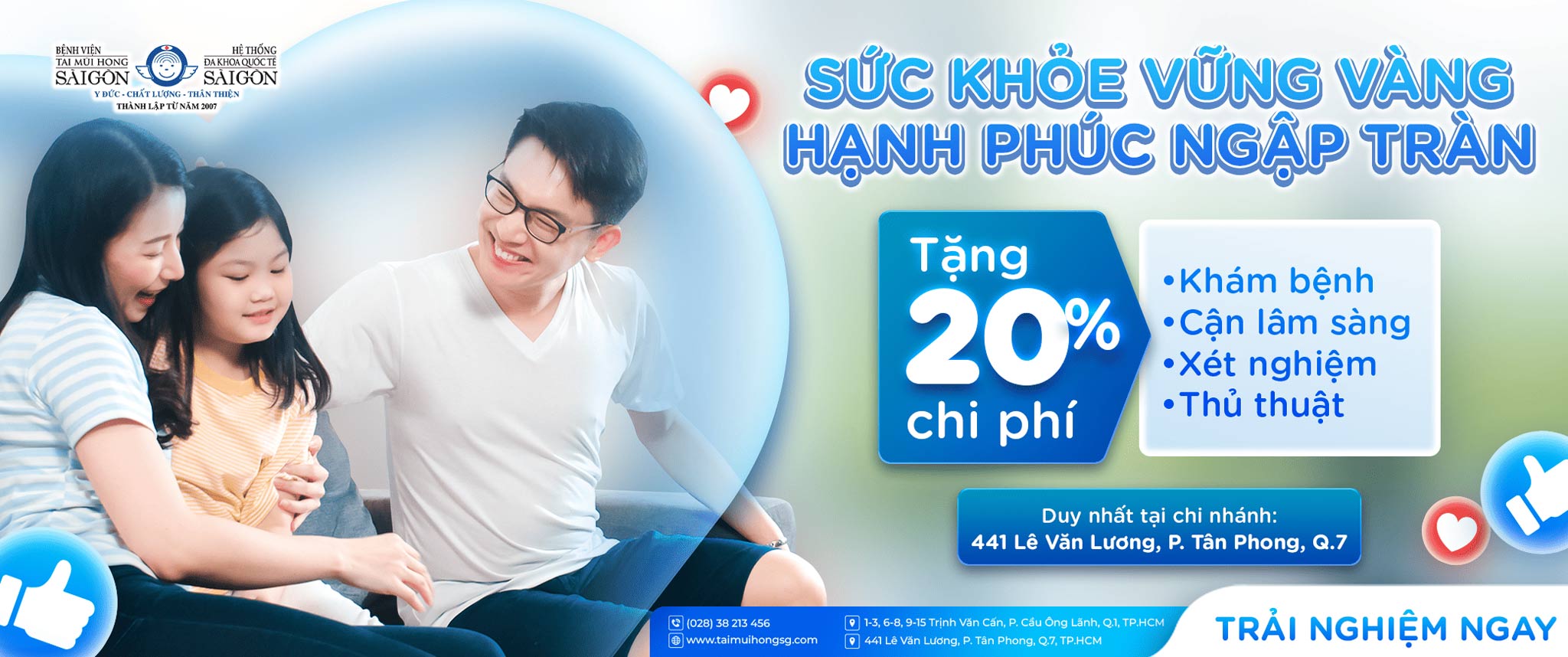Sức khỏe vững vàng – Giảm 20% tại SIG Q7