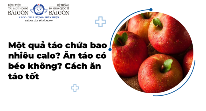 Một quả táo chứa bao nhiêu calo